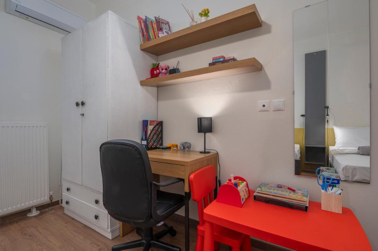 Estia Thessaloniki Apartment, Cozy, Spacious, Sunny, 2 Rooms-5 Beds Екстериор снимка