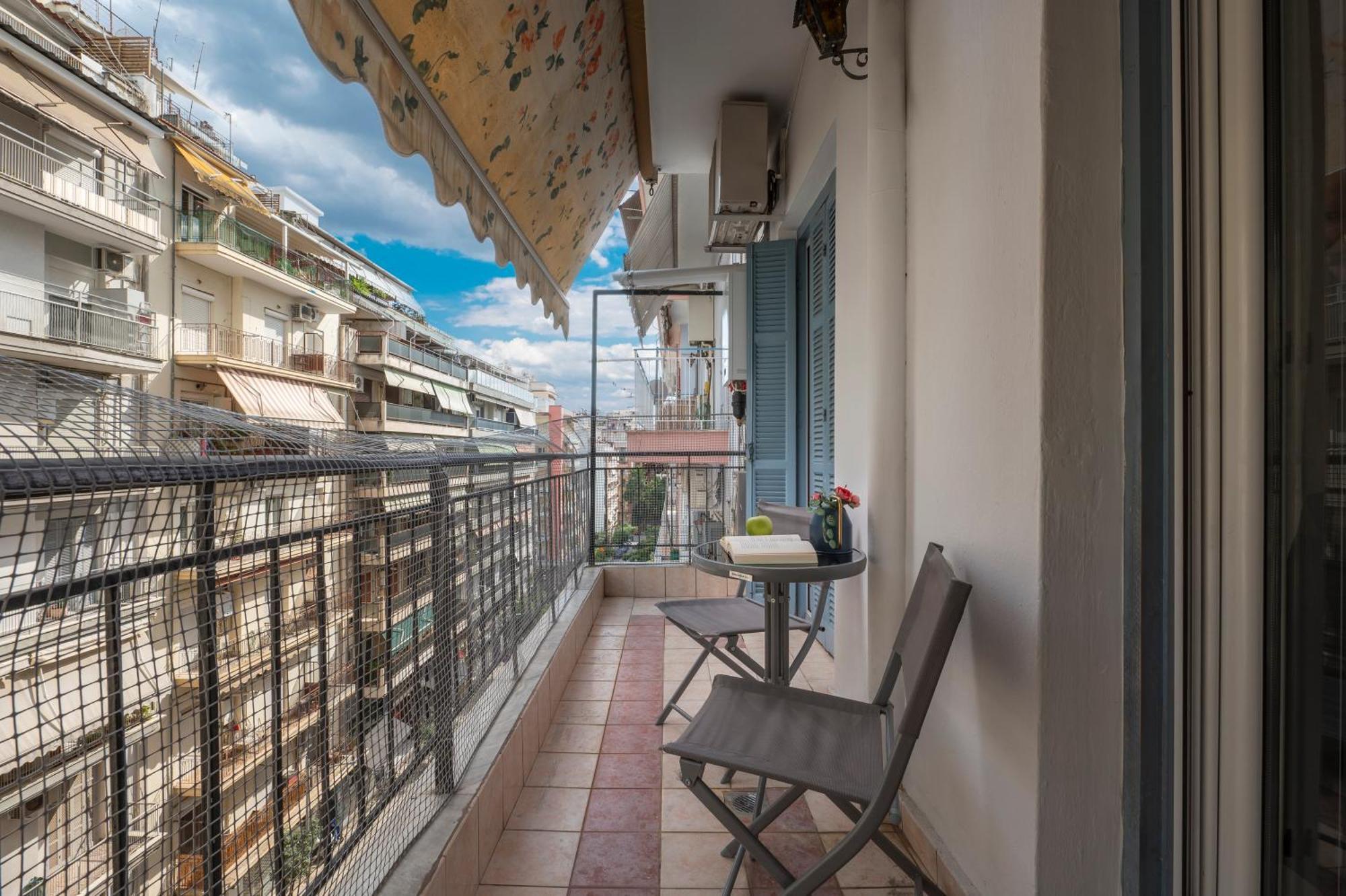 Estia Thessaloniki Apartment, Cozy, Spacious, Sunny, 2 Rooms-5 Beds Екстериор снимка